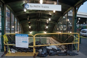 The PATH station that many residents use to commute to Manhattan was severely flooded during Hurricane Sandy Photo by Liz Roll/FEMA 