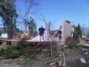 Moscow, Ohio, March 6, 2012 -- FEMA assessed tornado damage in Ohio. Photo by Carolyn Deming/FEMA 