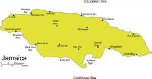 Jamaica Island map