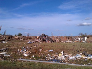 Several destroyed homes lay silent after a deadly tornado struck May 20, 2013. Credit: FEMA/Tony Robinson