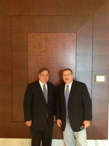 NFA President and Chief Executive Officer Ronald J. Papa with  former New York State Superintendent of Insurance during 9/11, Greg Serio.