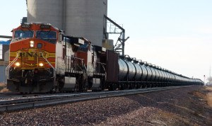 BSNF Railway Oil Train AP Photo