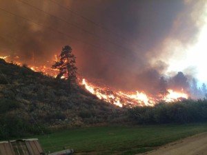 Fire Activity on The East Zone on July 21-Carleton Complex Fire. Photo: InciWeb.nwcg.org 