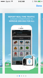 Waze mobile app