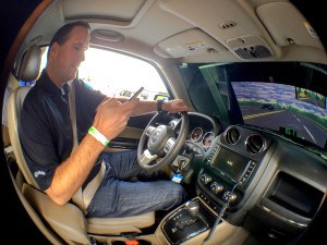 Reality Rides virtual distracted driving simulator. Photo credit: Brendan Ericson