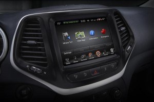 Jeep Cherokee infotainment system. Photo: FCA US LLC