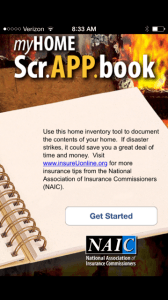 NAIC home inventory app