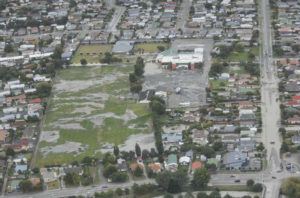 Image depicts impact of liquefaction on Christchurch after Feb. 22 2011 earthquake. Photo: New Zealand Defence Force