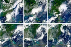 Hermine. NASA Earth Observatory images by Joshua Stevens and Jeff Schmaltz,