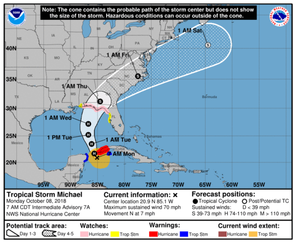 Hurricane Ivan Tracking Chart