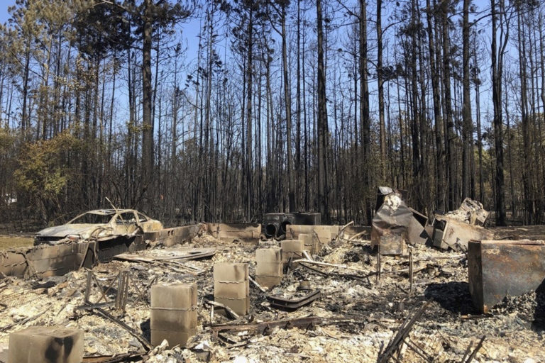 Firefighters Continue Battling Fires in Florida Panhandle
