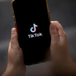 TikTok logo on a smartphone_Bloomberg
